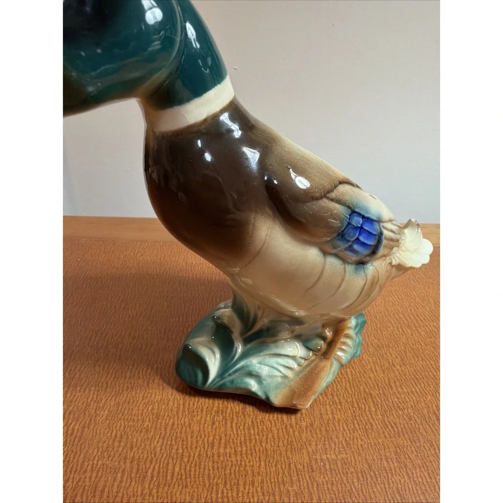 Royal Copley Mallard Duck Pottery Planter, Vintage